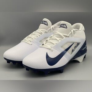 Nike Alpha Menace 4 Pro Midnight Navy Football Cleats FD7037-104 Men’s Sz 10